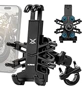 ELVANO Motorcycle Phone Mount Holder: Anti-Shake Phone Mount with Vibration Dampener for 4.7-7.2"...