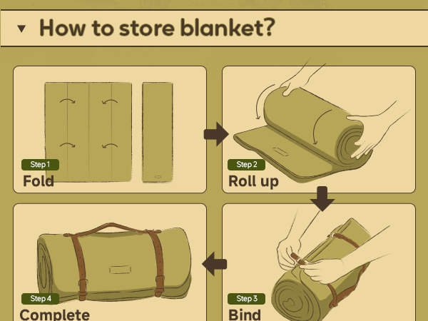 How to store blanket