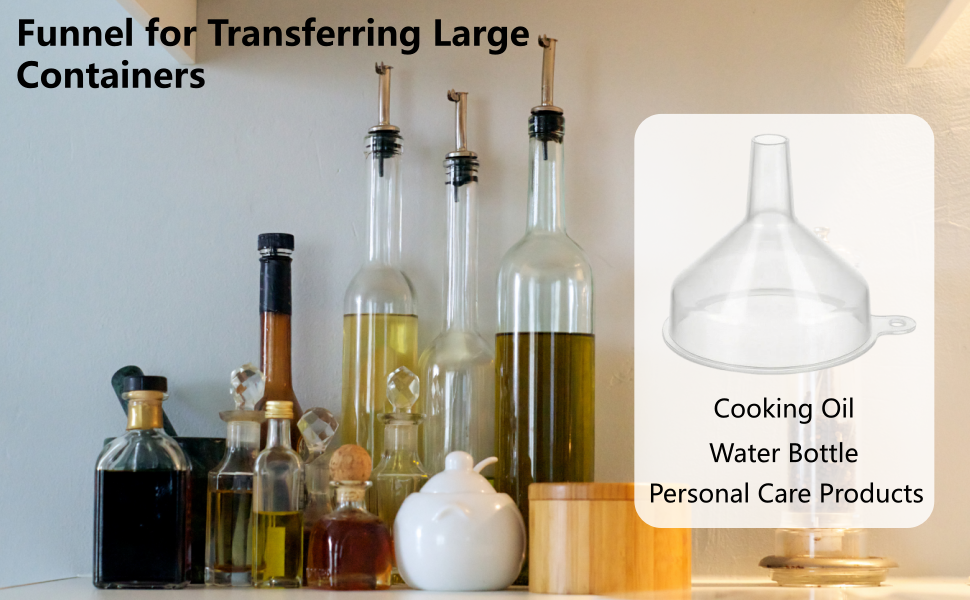 mini funnels for filling small bottles