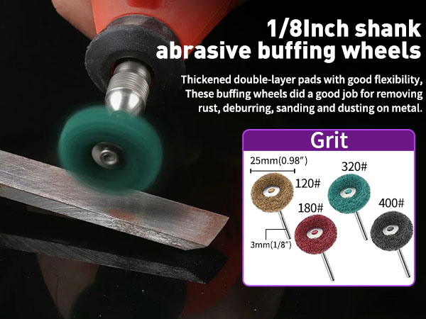 wheel polishing kit for drill, drill polishing kit, buffing wheels