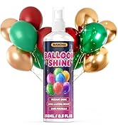 Nanoxa Balloon Shine Spray, 8.5 fl oz Long-Lasting Instant High-Gloss Balloon Shine for Latex Bal...