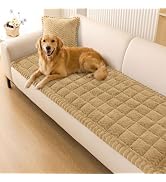 Smiry Non Slip Couch Covers for Dogs, Fuzzy Pet Couch Covers for 2-3 Cushion Sofa Pet Friendly, S...
