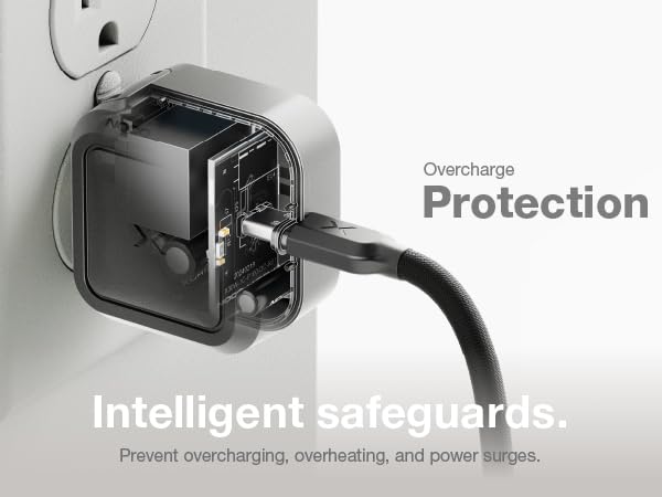 Equipped with intelligent safeguards to prevent overcharging, overheating, power surges - UL listed