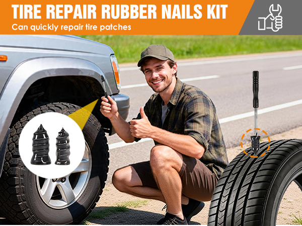 Tire Repair Rubber Nail
