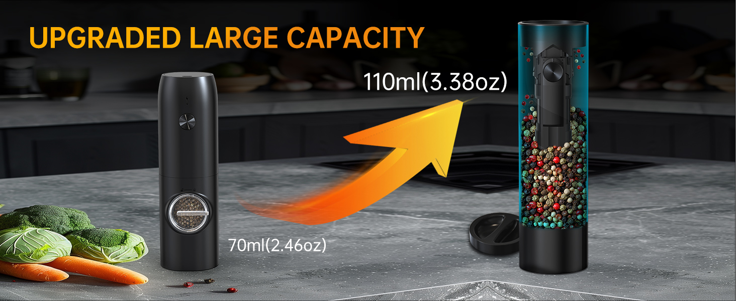 electric pepper and salt grinder