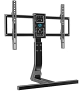 Supcline Universal TV Stand for 32-75 inch TVs up to 176 lbs, 7-Level Height Adjustable Table Top...