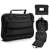 SUNRISING Tactical Toiletry Bag for Men - Hanging Travel Dopp Kit, Shaving Hygiene Organizer, Dur...