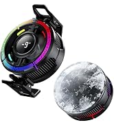 upHere Gaming Magnetic Phone Cooler, AI Cooling Fan | Smart Display, Magnetic Ring Plate, Address...