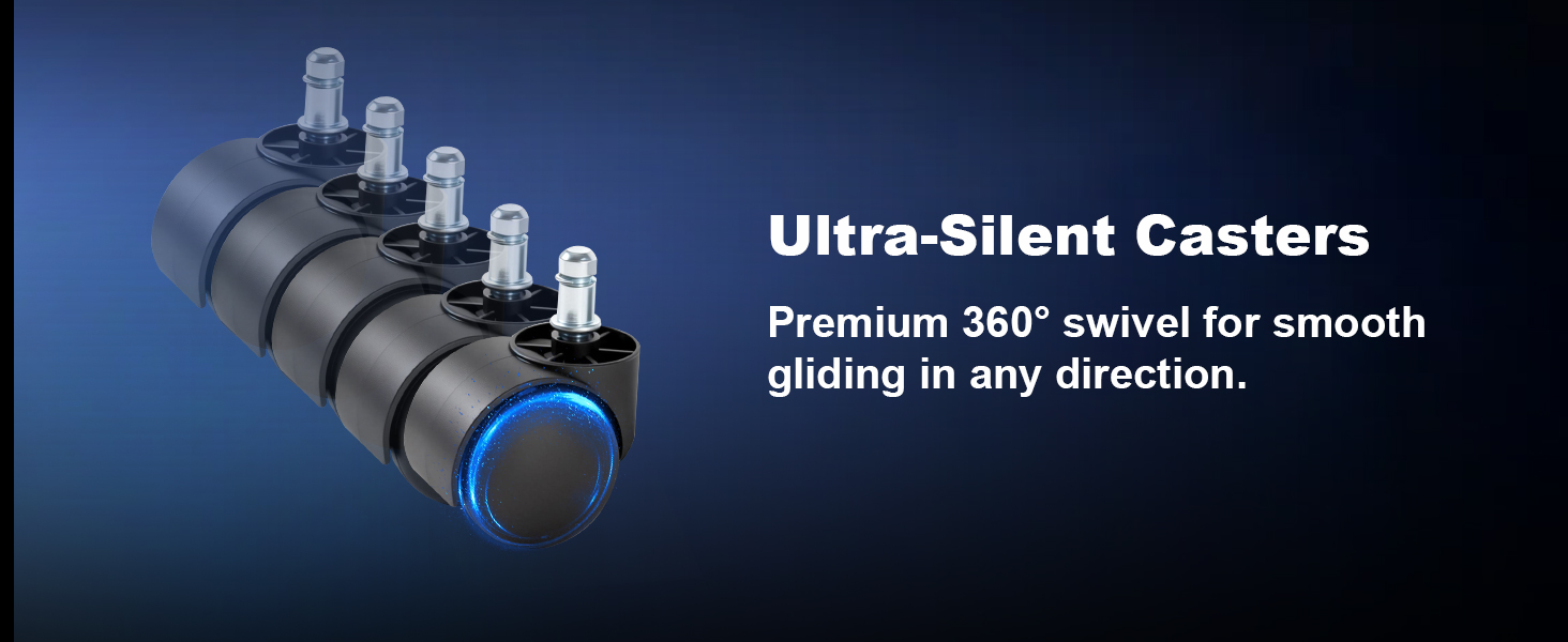 Ultra-Silent Casters