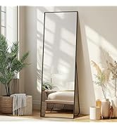 Delma Wall Full Length Mirror,Standing Mirror Full Body,Large Floor for Wall Door Bedroom Bathroo...