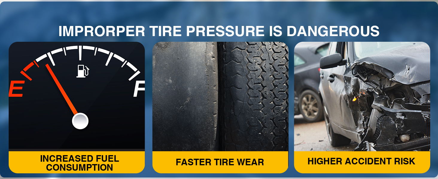 tire pressure gauge with inflator