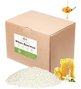 Beeswax Pellets, BOYUJK White Beeswax for Candle Making, 100% Organic Beeswax for DIY Furniture P...