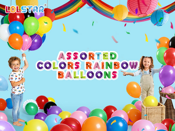 Assorted Colors Balloons