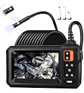 Dual Lens Industrial Endoscope, 1080P Digital Borescope Inspection Camera, 7.9mm IP67 Waterproof ...