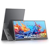KYY Portable Monitor for Laptop,15.6'' Computer Screen Extender 1080P USB-C HDMI Laptop Display B...
