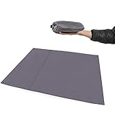 REDCAMP Waterproof Camping Tent Tarp - 83" x83'', 4 in 1 Multifunctional Tent Footprint for Campi...
