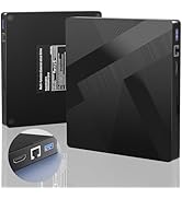 External Blu ray Drives Bluray Burner 40Gbps with HDMI/LAN Port, External Bluray Burner Support 1...
