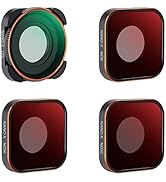 K&F Concept 4-Pack Lens Filter ND8 ND16 ND32 CPL Compatible for GoPro Hero12 /Hero11 /Hero10 /Her...