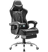 Homall Gaming Chair, Computer Chair with Footrest and Massage Lumbar Support, Ergonomic High Back...
