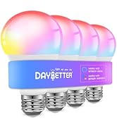 DAYBETTER Smart Light Bulbs, Alexa Light Bulb, WiFi Light Bulbs, RGBCW Color Changing Light Bulb ...