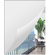 QEEYON Acrylic Mirror Sheet, 8 x12 inch Frameless Mirror Tile Self Adhesive Mirror Sticker Wall M...