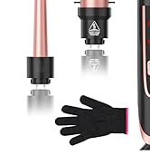 5 in 1 Curling Wand Set, Curling Iron with Curling Brush,Hair Straightener &amp; 3 Interchangeable Ce...