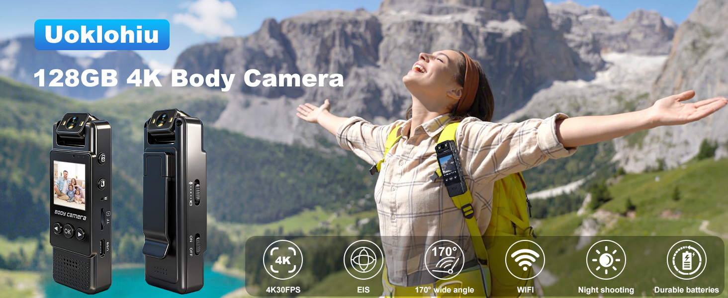 body camera with audio