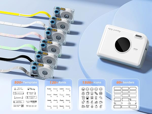 phomemo label maker machine with tape