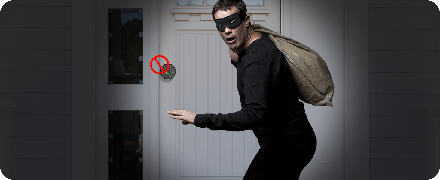 Fingerprint Door Handle automatic lockout feature