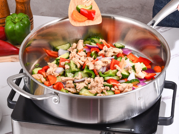 Stainless Steel Saute Pan 6QT