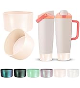 Glossy Gradient Silicone Boot for Owala 30 40 oz FreeSip Sway &amp; Tumbler, Chameleon Metallic Glitt...