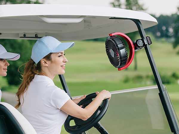 DICMKY Car Clip on Fan for Sun Visor Handle