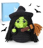 CrochetBox Halloween Crochet Kit for Beginners Adults Witch Starters Kit | Crocheting Kitting for...