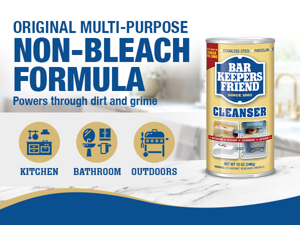 Original Non-bleach formula powers through dirt and grime