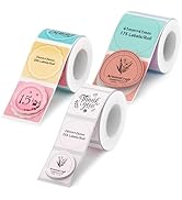 NIIMBOT Thermal Label Tape 3 Rolls, Compatible with B1 B21 B31 Label Maker | Multi-Size Pack, 34x...