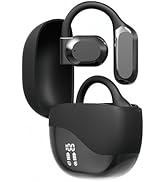HJX M62 Open Ear Earbuds 55H Long Battery Life Bluetooth 5.3 Wireless Sports Earbuds with LED IPX...