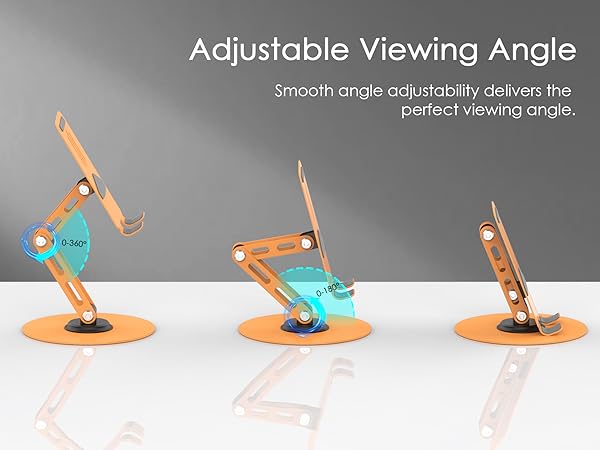 Smooth angle adjust ability delivers the perfect viewing angle