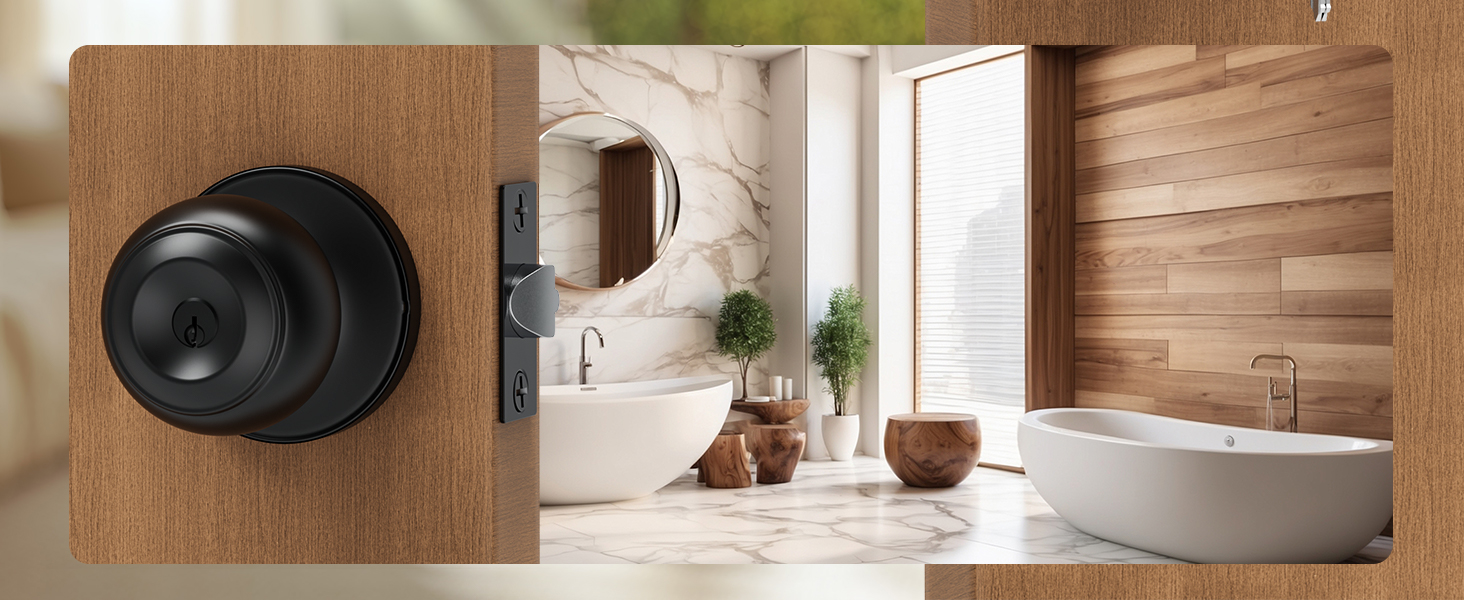 door knob for bathroom