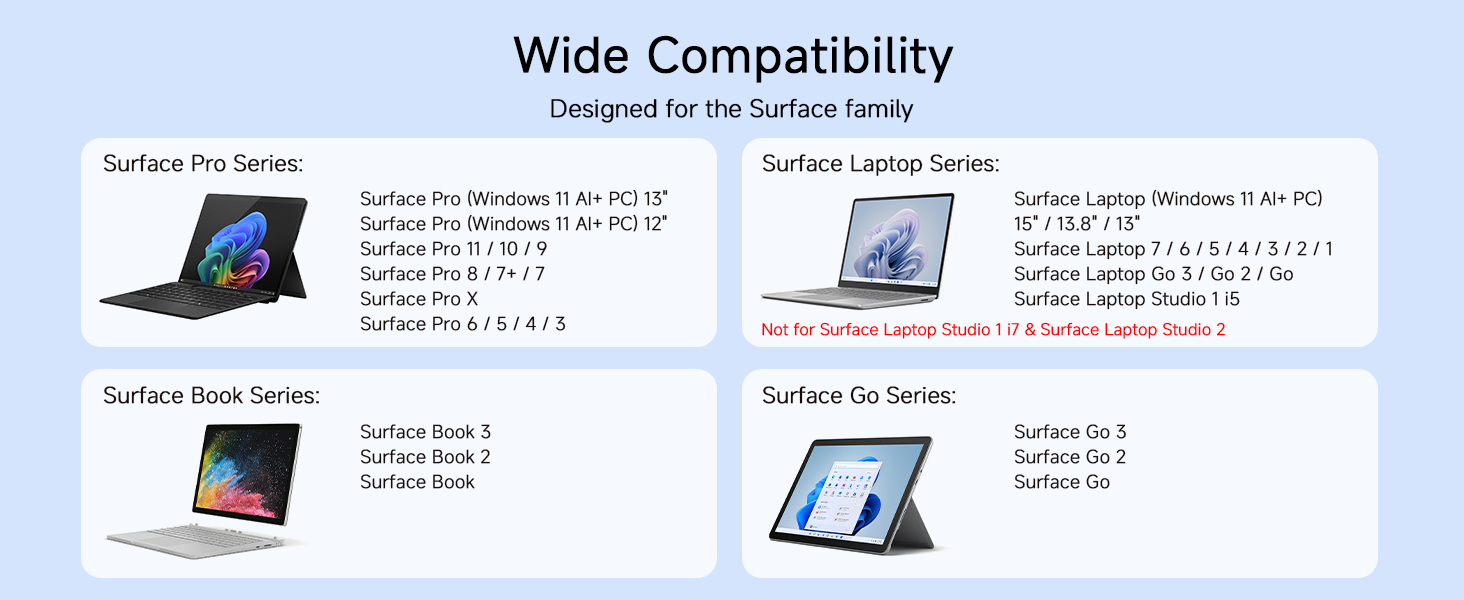 Designed for the Surface family