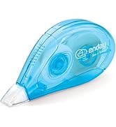 Enday White Out Correction Tape, Blue Dispenser White Out Tape, Easy to Use Applicator for Instan...