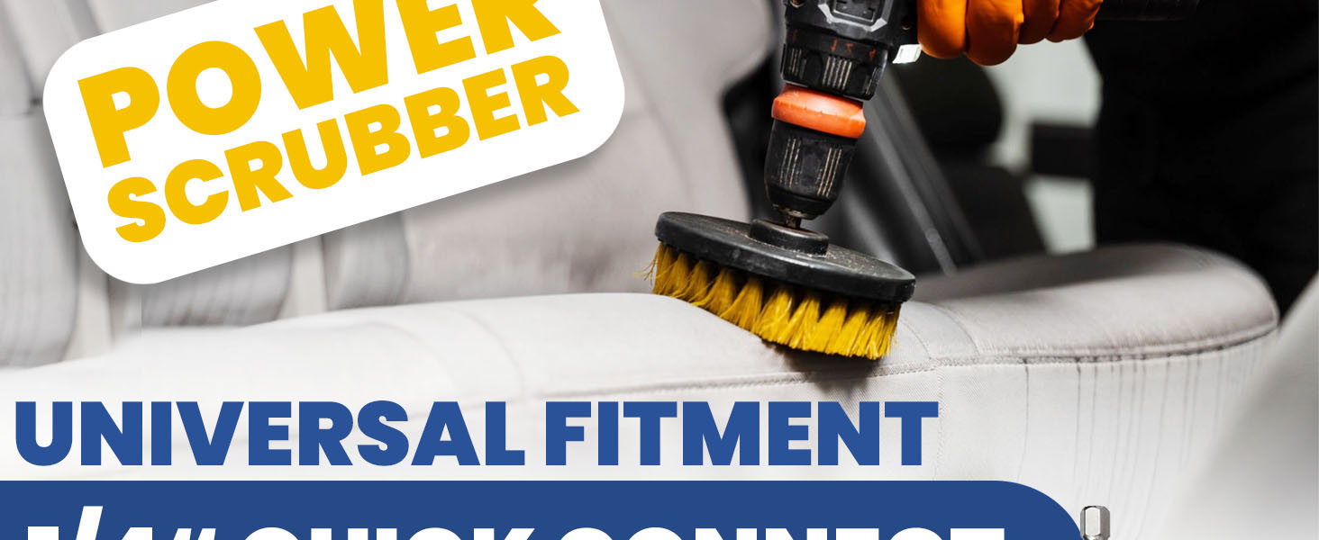 Drill Brush Attachments Set 3