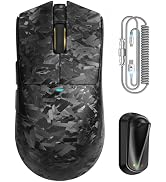 ATTACK SHARK X11ULTRA Carbon Fiber Wireless Esports Gaming Mouse,8k Polling,42000DPI,PAW3950MAX S...