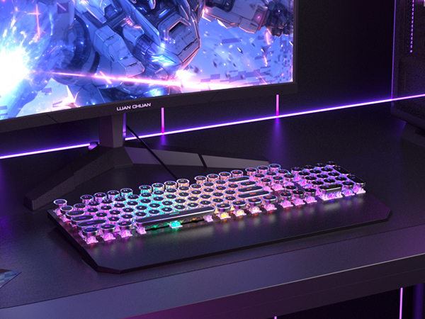 Typewriter Style Mechanical Gaming Keyboard