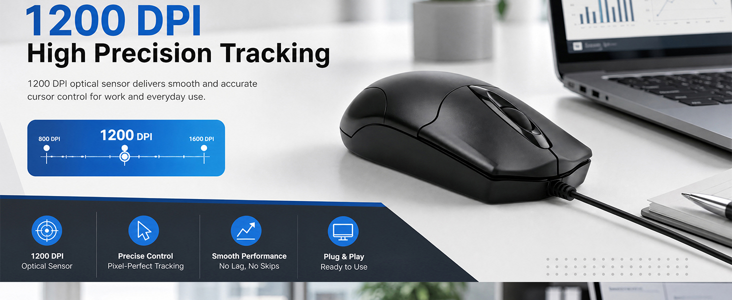 wired optical mouse
