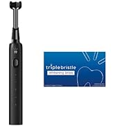 Triple Bristle Max | 4 Brush Modes | Patented 3 Head Design | Dentist Created &amp; Approved | Soft C...