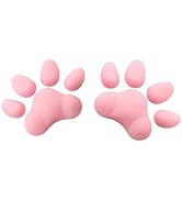 EBIEFLY A Pair of Women 3D Cat Paw Socks Thigh High Stockings Accessory Pink Cute Pad Socks DIY C...