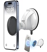 PROfezzion Magnetic Shower Mirror Phone Holder Reusable Suction Cup Phone Mount Compatible with i...