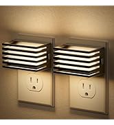JandCase LED Night Light, [2 Pack] Night Lights Plug into Wall with Dusk to Dawn Sensor, Dimmable...