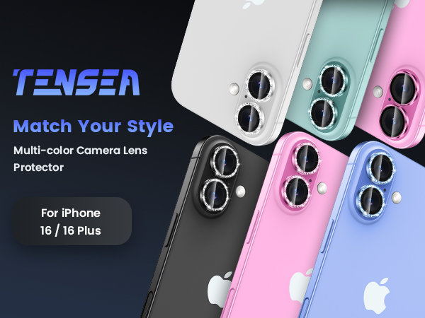 iphone 16 / 16 plus camera lens protector