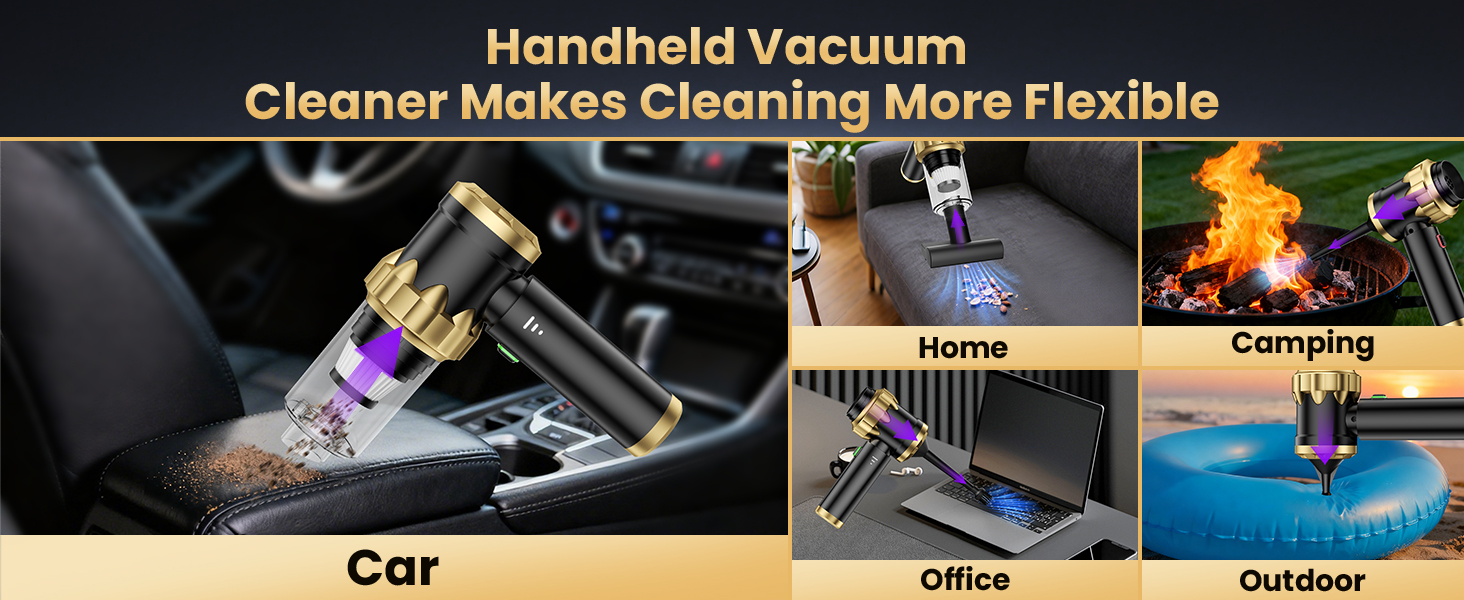 Car Vacuum Portable Cordless